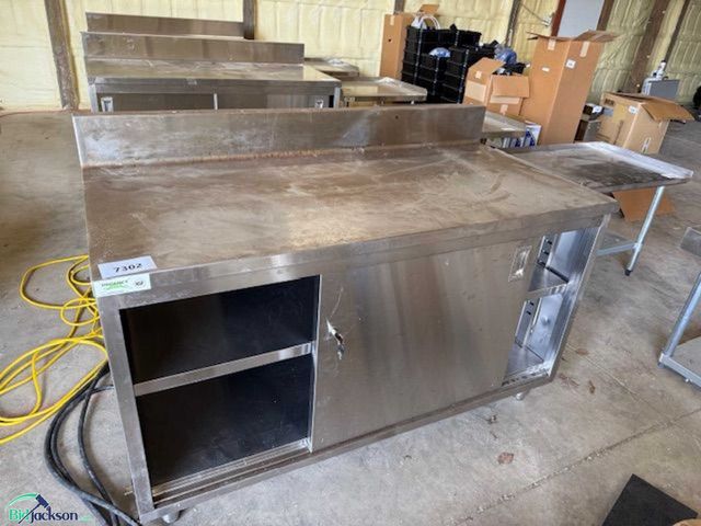 Lot 76-7302 - STAINLESS STEEL SHELF