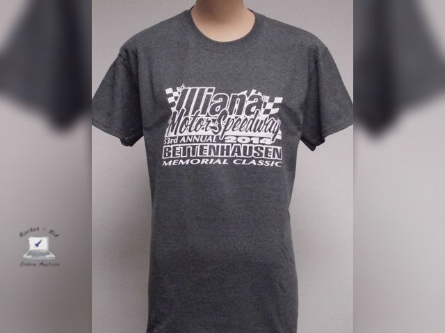 Lot 82-7036 - Official Illiana Motor Speedway Bettenhausen Memorial T-Shirt, Large - New