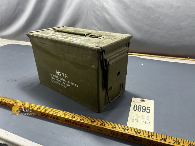 Lot 83-895 - Ammo Canister of 30-0-06 and 30 Carbine