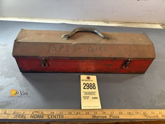 Lot 83-2988 - Box of Taps and Dyes