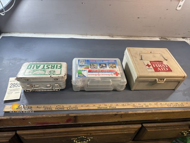 Lot 83-2955 - Three First-Aid Boxes