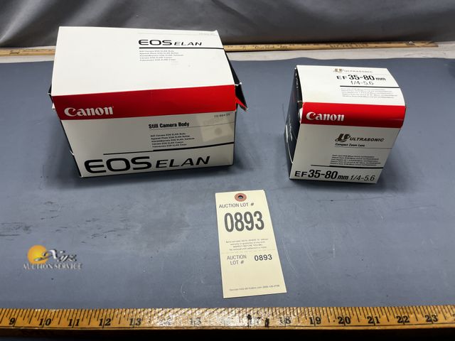 Lot 83-893 - Canon Film Camera and Lense