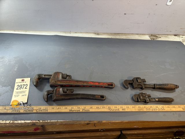 Lot 83-2972 - Four Pipe Wrenches