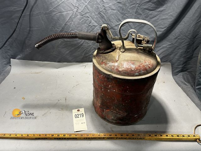 Lot 83-219 - Steel Gas Can