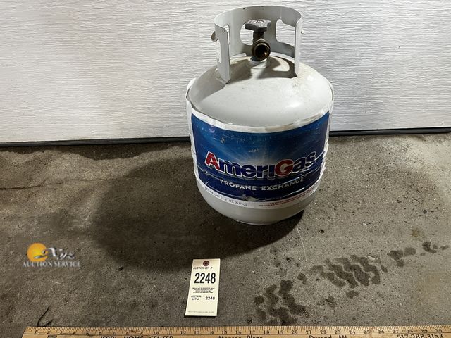 Lot 83-2248 - 20 lbs Propane Tank about 1/2 Full