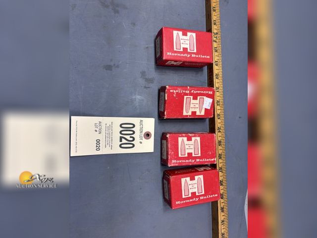 Lot 83-0020 - Four Boxes of Hornady 30 Cal 110 GR .308 Round Nose