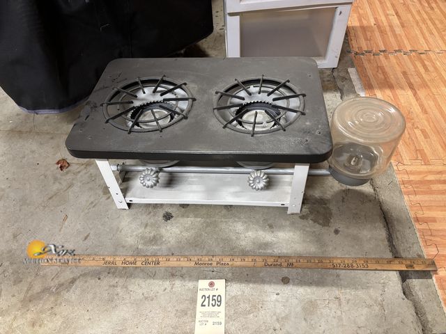 Lot 83-2159 - Antique Tabletop Kerosene Portable Stove