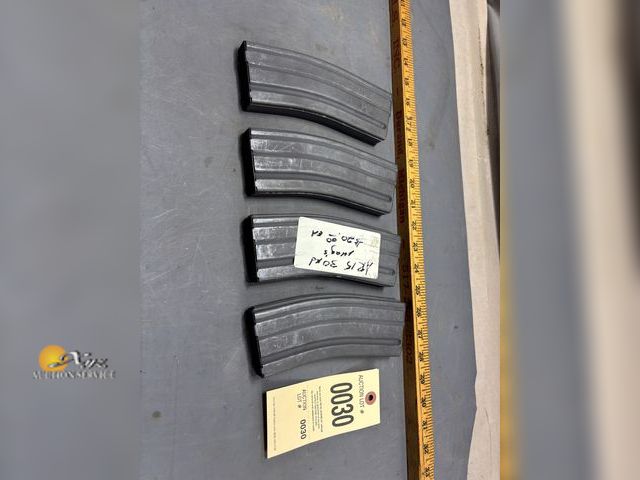 Lot 83-0030 - Four AR-15 30 Round Mags .223
