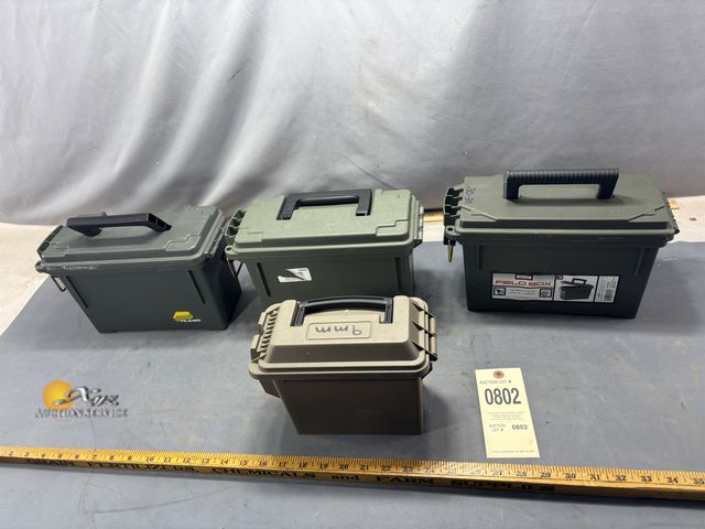 Lot 83-0802 - Four Ammo Boxes