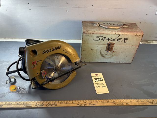 Lot 83-3000 - Skil Hand Saw and Skil Sander