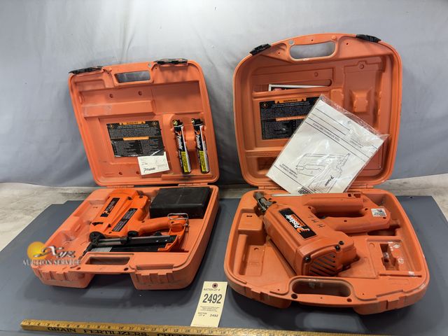 Lot 83-2492 - Paslode Finish Nailer and Framing Nailer