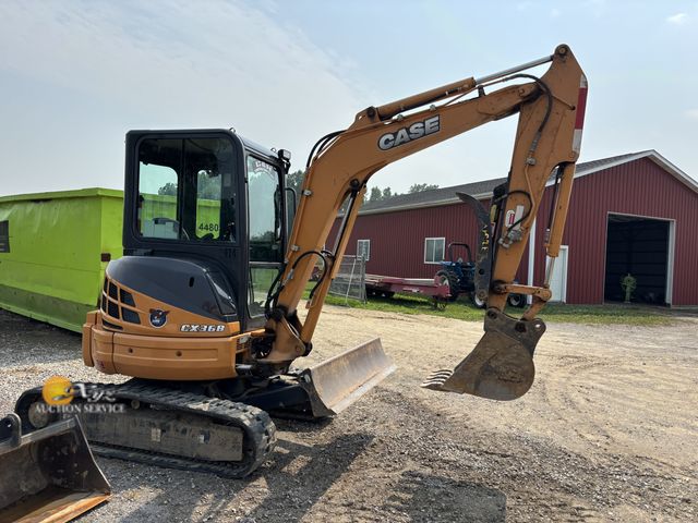Lot 83-1001 - 2014 Case CX36B Mini Excavator