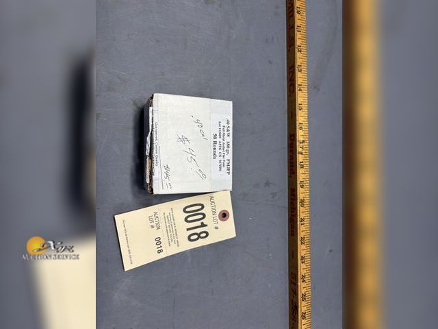 Lot 83-0018 - Box of .40 S&amp;W 180 GR