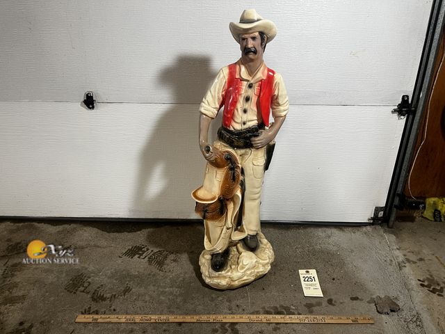 Lot 83-2251 - Vintage Cowboy Sculpture