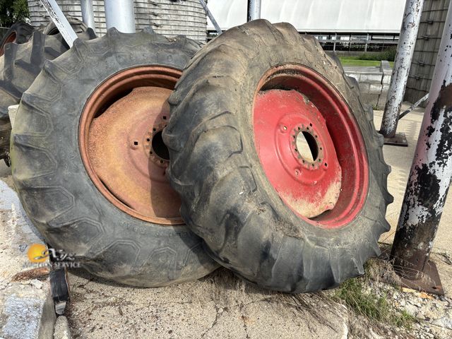 Lot 83-1019 - Two 18.4-38 Tires on 9 Bolt Rims