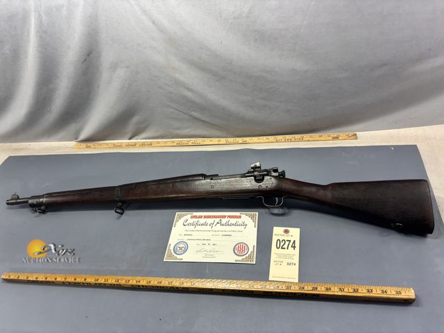 Lot 83-0274 - U.S Remington M 1903-A3 30-06 Bolt Action Rifle