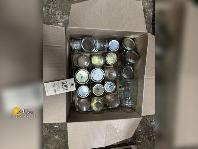 Lot 83-0201 - Box of Canning Jars