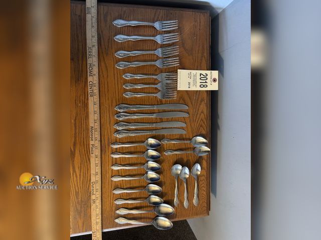 Lot 83-2018 - Lot of Customcraft Stainless "G" Flatware