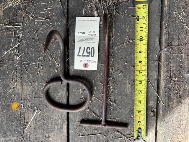 Lot 83-0577 - Two Hay Hooks