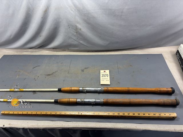 Lot 83-2570 - Two Heavy Duty Salmon Rods