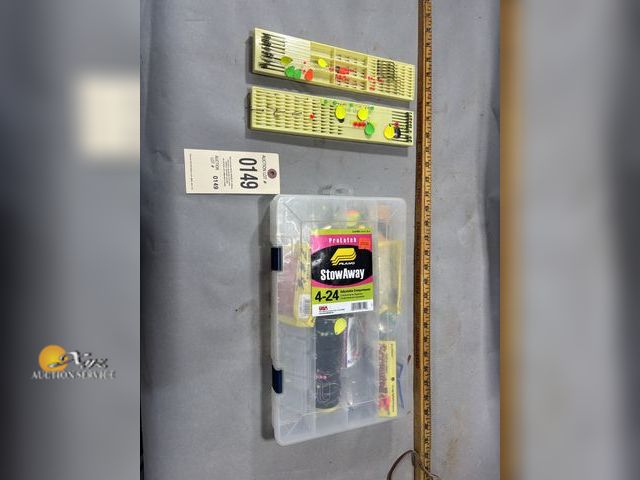 Lot 83-0149 - Two Tackle Caddies with Tackle