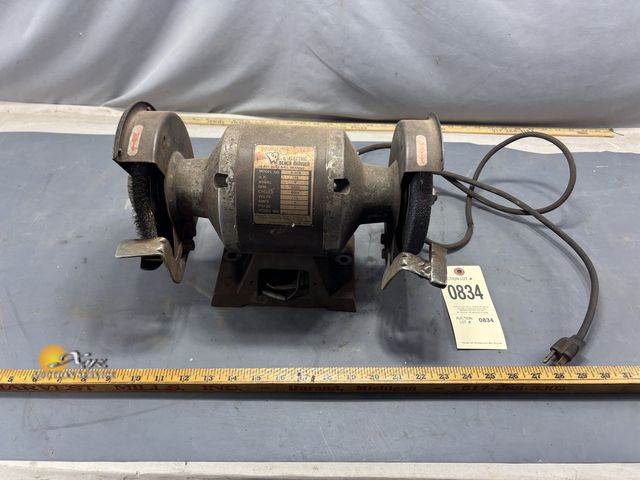Lot 83-0834 - Buffalo 6" Electric Bench Grinder 1/2hp