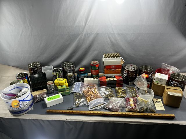 Lot 83-967 - Miscellaneous Reloading Brass and Supplies