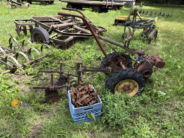 Lot 83-8004 - Walk Behind Cultivator and Disc