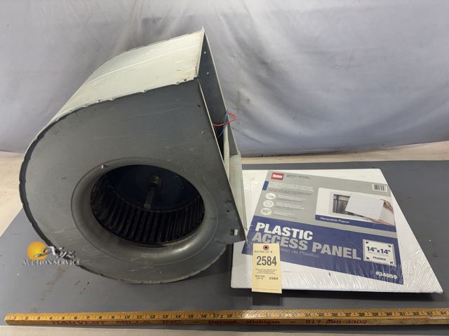Lot 83-2584 - Furnace Blower Motor and 14" x 14" Access Panel