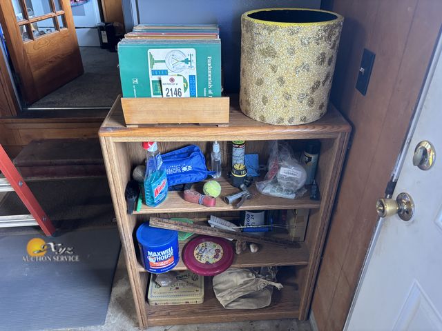 Lot 83-2146 - Wooden Bookshelf with Contents