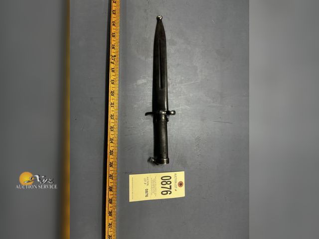 Lot 83-876 - Swedish 1896 Mauser Bayonet and Sheath