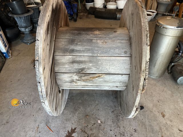 Lot 83-1032 - Large Wooden Spool