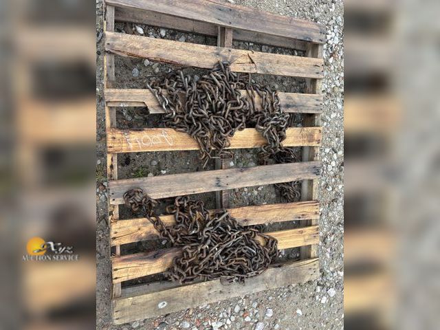 Lot 83-2004 - Like New Rubber Tractor Tire Chains fits 12.4x28 Tires