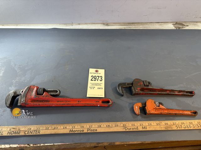 Lot 83-2973 - Three Pipe Wrenches