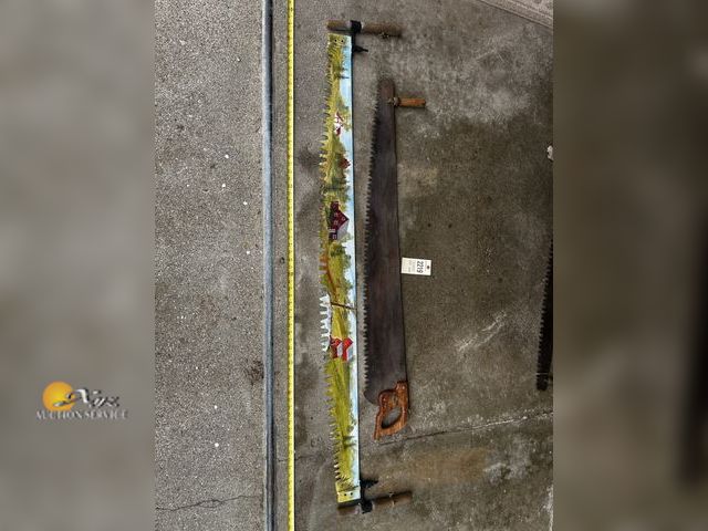 Lot 83-2219 - Two Bucksaws