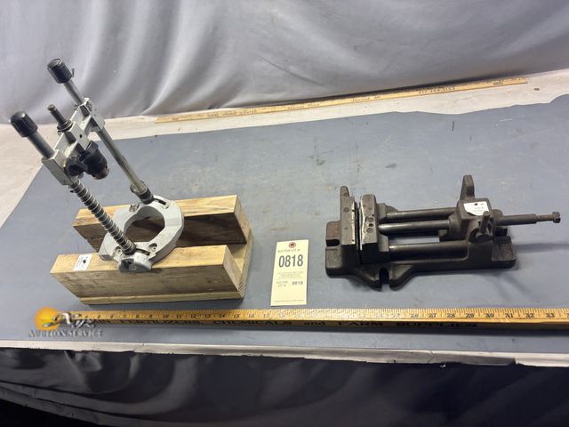 Lot 83-0818 - Drill Press and Drill Press Vise