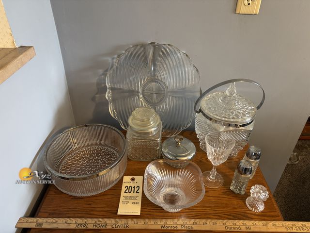 Lot 83-2012 - Lot of Assorted Glass