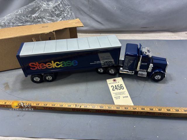 Lot 83-2456 - Peterbilt Steelcase Tractor Trailer