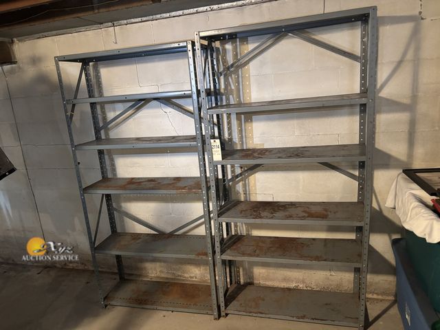 Lot 83-2114 - Two Metal Shelving Units
