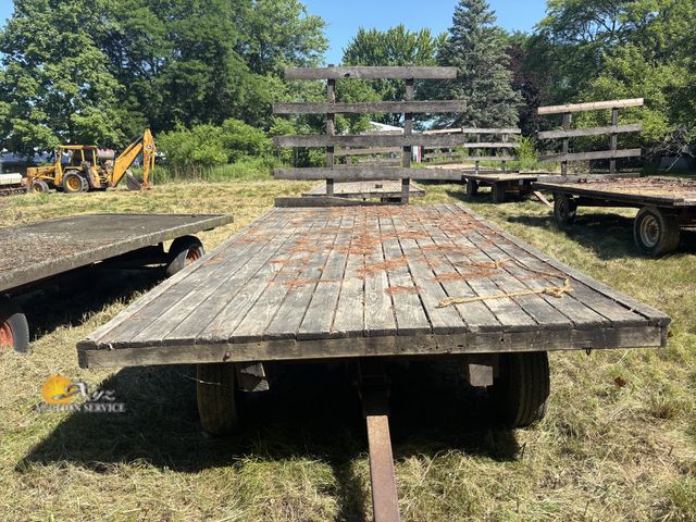 Lot 83-2007 - 16ft Hay Wagon on Yetter Running Gear