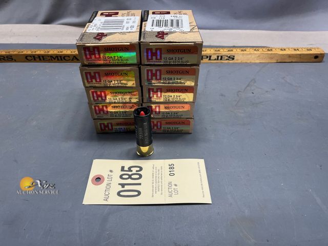 Lot 83-0185 - 10 boxes of 12GA Hornady 2 3/4" 300GR SST