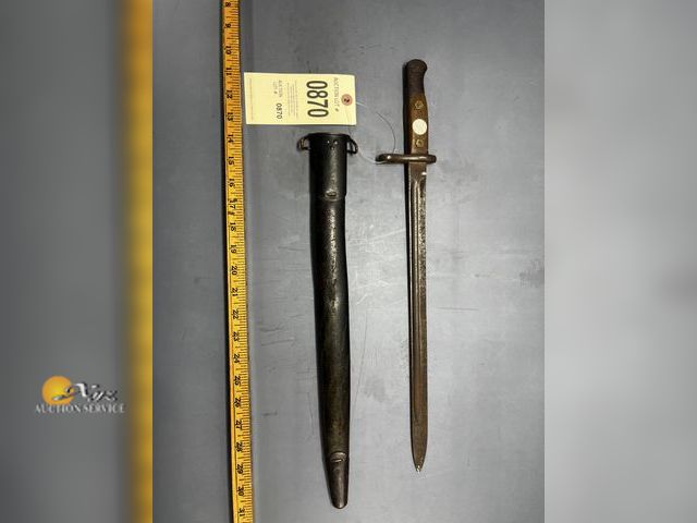 Lot 83-870 - M1 Garand Bayonet with Sheath