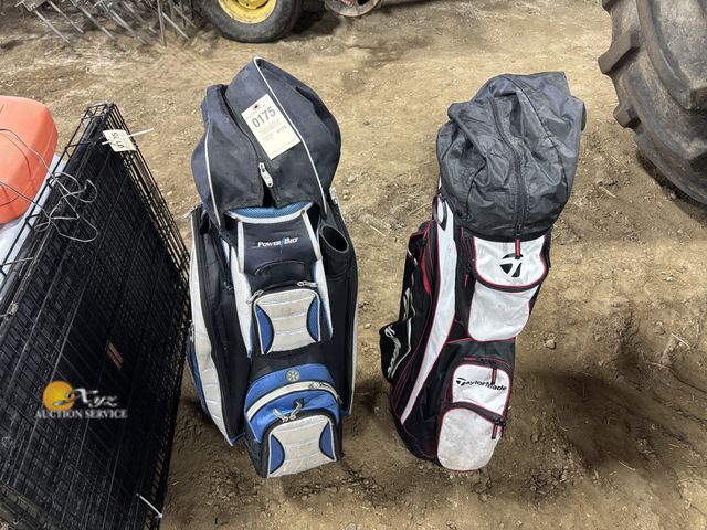 Lot 83-0175 - Two Golf Cart Bags, Power Bilt and TaylorMade