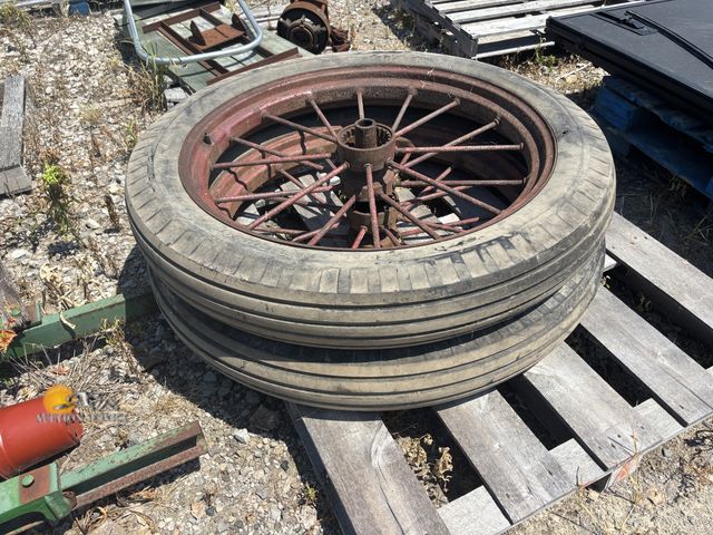 Lot 83-1050 - Two 6.50x36 Tires and Wheels