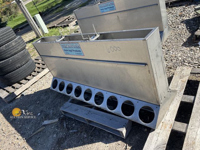 Lot 83-6000 - Stainless Steel Pig Feeder
