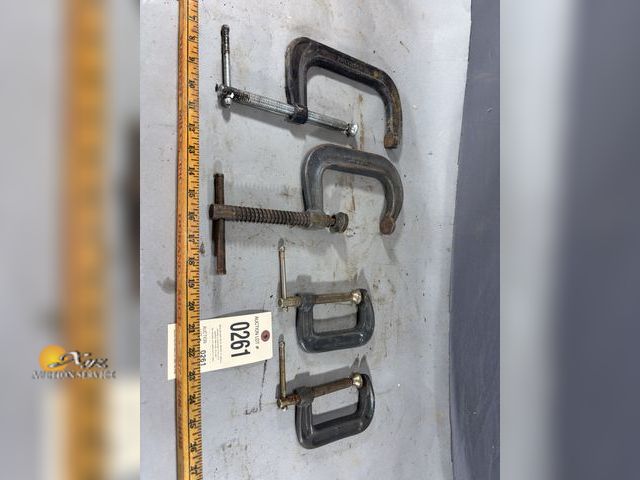 Lot 83-0261 - Lot of C-Clamps
