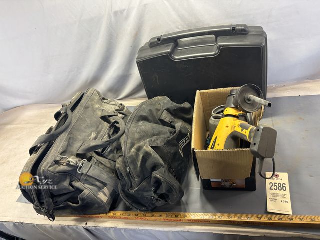 Lot 83-2586 - Lot of Miscellaneous Tools, Airless Paint Spray Gun, M18 8.0 Battery