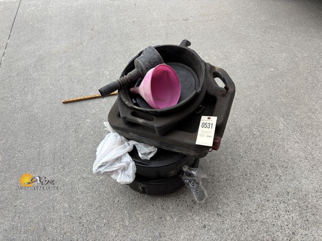 Lot 83-0531 - Lot of Oil Drain Containers