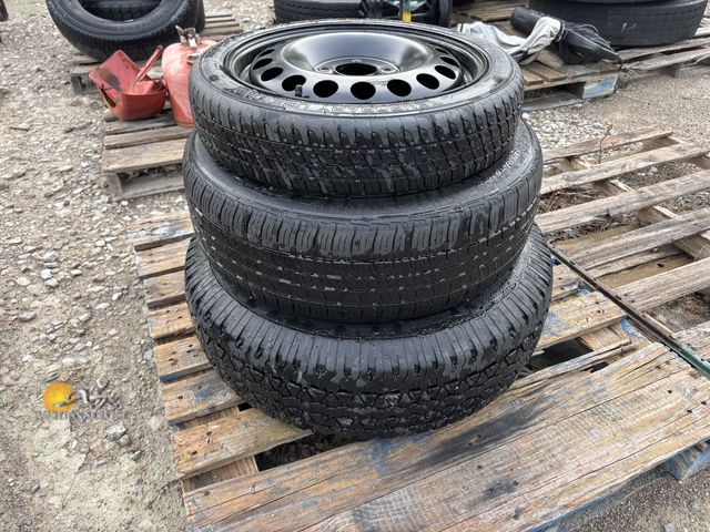 Lot 83-1053 - One 115/70 R16 Tire with wheel, One 215/55 R17 Tire with wheel, One 245/75 R16 Tire with wheel