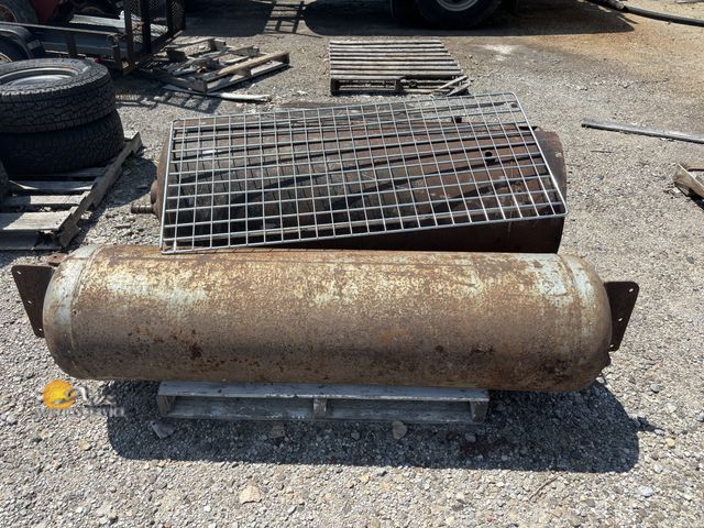 Lot 83-1053 - Two Extra Heavy Duty Tanks and Heavy Wire Grate